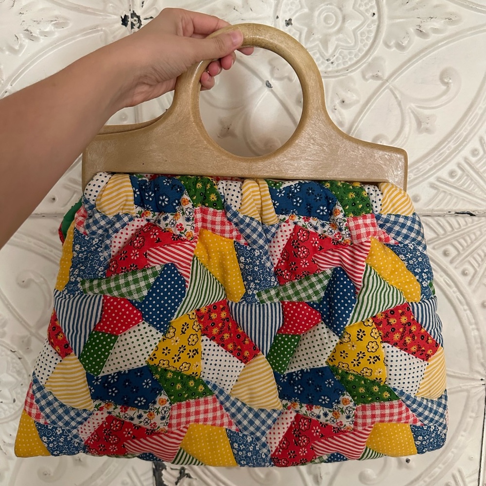 -1970’s PATCHWORK PURSE-